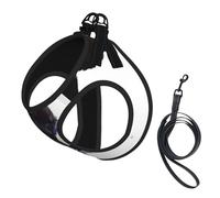 Vaca con una Flor de Margarita,Arnés para Mascotas, arnés Reflectante Ajustable para Perros,M