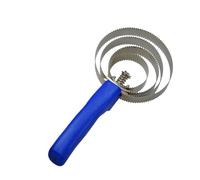 Vaca Curry Peine,Cepillo a Comidas para Caballos,Peñón Curry Caballo con Puño Grabador,Peine de Acero Inoxidable para Caballos