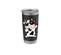 Vaca Dabbing | Vaca linda Vaso térmico de acero inoxidable de doble pared