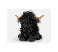 Vaca De Las Highland De Living Nature 30 Cm Peluche Negro Sin Sonido
