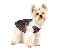 Vaca de Las Tierras Altas, Fauna Escocesa,Camiseta de algodón sin Mangas para Mascotas, Chaleco Transpirable, Suave y elástico para Cachorros,L