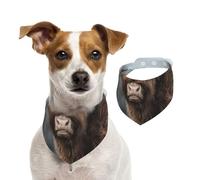 Vaca de Las Tierras Altas, Fauna Escocesa,Pañuelos de algodón para Perros, Bufandas Ajustables para Mascotas,M