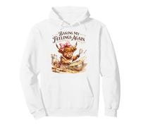 Vaca de Las Tierras Altas Horneando Mis Sentimientos Sudadera con Capucha