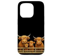 Vaca de Las Tierras Altas 'Las Bayas de Jengibre; Carcasa para iPhone 15 Pro
