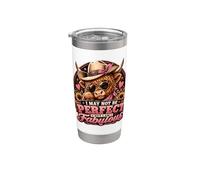Vaca de las Tierras Altas Puede que no sea perfecta pero soy fabulosa Vaso térmico de acero inoxidable de doble pared