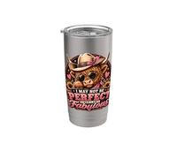 Vaca de las Tierras Altas Puede que no sea perfecta pero soy fabulosa Vaso térmico de acero inoxidable de doble pared