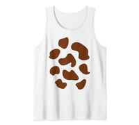 Vaca disfraz manchas de vaca marrón animal carnaval granjero Camiseta sin Mangas