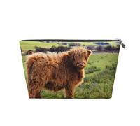 Vaca Divertida de Las Tierras Altas, Bolsa de artículos de tocador Bolsa de Maquillaje Bolsa de cosméticos Bolsa de artículos de tocador de Viaje portátil