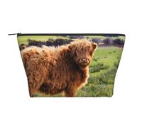 Vaca Divertida de Las Tierras Altas, Bolsa de artículos de tocador Bolsa de Maquillaje Bolsa de cosméticos Bolsa de artículos de tocador de Viaje portátil