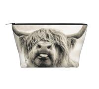 Vaca Divertida de Las Tierras Altas, Bolsa de artículos de tocador Bolsa de Maquillaje Bolsa de cosméticos Bolsa de artículos de tocador de Viaje portátil