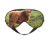 Vaca divertida de las tierras altas, Cubreojos completos Antifaz bloqueador de luz Antifaz para dormir Antifaz suave con los ojos vendados Noche