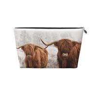 Vaca Escocesa, Bolsa de artículos de tocador Bolsa de Maquillaje Bolsa de cosméticos Bolsa de artículos de tocador de Viaje portátil