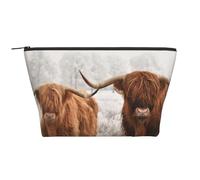 Vaca Escocesa, Bolsa de artículos de tocador Bolsa de Maquillaje Bolsa de cosméticos Bolsa de artículos de tocador de Viaje portátil