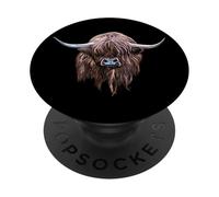 Vaca Escocesa Wee Hamish The Heilan Coo PopSockets PopGrip Adhesivo