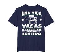 Vaca Ganadero Mujer Ganadera Camiseta, Hombre Tallas Grandes, Azul Marino, 3X Alto