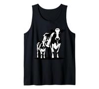 Vaca Holstein con Ternero Camiseta sin Mangas
