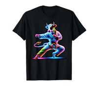 Vaca Karate Kick Punch Cute Funny Cool Martial Arts Cow Camiseta