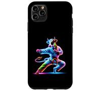 Vaca Karate Kick Punch Cute Funny Cool Martial Arts Cow Carcasa para iPhone 11 Pro MAX