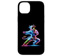 Vaca Karate Kick Punch Cute Funny Cool Martial Arts Cow Carcasa para iPhone 14 Plus