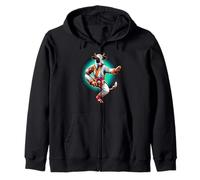 Vaca Karate Kick Punch Cute Funny Cool Martial Arts Cow Sudadera con Capucha