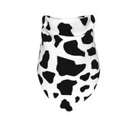 Vaca (Letra pequeña),Bufanda con Babero y Capucha Triangular Bufanda Ajustable para Mascotas Capucha Lavable Adecuada para Perros y Gatos pequeños, medianos y Grandes