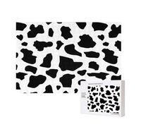 Vaca (Letra pequeña),Rompecabezas de Madera de 300 Piezas, Juego Familiar, Rompecabezas para Adultos, Adolescentes, decoración del hogar