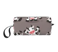 Vaca Linda de la Historieta Impresa, Bolsa de Maquillaje Bolsa de cosméticos Bolsa de artículos de tocador de Viaje portátil Bolsa de Maquillaje