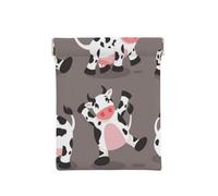 Vaca Linda de la Historieta Impresa, Squeeze Top Wallet Bolsa de Almacenamiento para Mujer Monedero pequeño Bolsa de Cambio