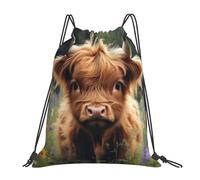 Vaca Linda Unisex Mochila De Cuerdas Impermeable Mochila Con Cordón Ligera Mochilas Deportiva Para Playa Yoga Baloncesto