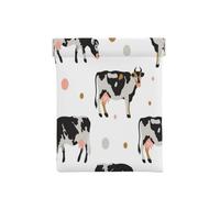 Vaca Manchada De Leche Vaca Negra, Squeeze Top Wallet Bolsa de Almacenamiento para Mujer Monedero pequeño Bolsa de Cambio