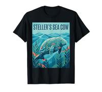 Vaca Marina de Steller - Paleontología Sirenia Animal extinto Camiseta
