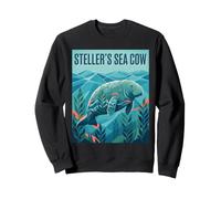 Vaca Marina de Steller - Paleontología Sirenia Animal extinto Sudadera