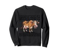 Vaca Odio Cuando Estoy Hablando Conmigo Sarcástico Sudadera