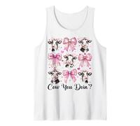 ¿Vaca Que estás Haciendo? Granjero lechero Divertido Vaca Agricultura lechera Chica Mamá Camiseta sin Mangas