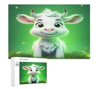 Vaca Rompecabezas Adultos 1000 Piezas De Madera Juguete De Puzzle Desafío Del Cerebro Para Niños, Inteligencia (75×50cm)