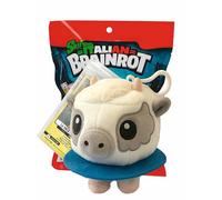Vaca Saturno Saturnita Peluche 12 cm con mosquetón + tarjeta exclusiva - Peluche oficial Skifidol Italian Brainrot, muy suave y coleccionable - Accesorio de mochila para niños y fans