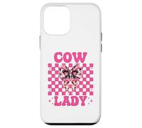 Vaca Señora Lechero Granjero Vaca Lácteos Granja Chica Mamá Coqueta Carcasa para iPhone 12 Mini