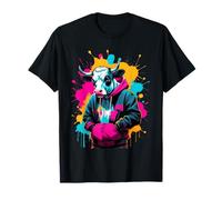 Vaca Streetwear Graffiti | Animal Hip Hop Camiseta