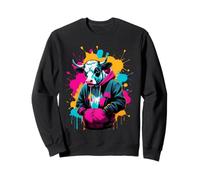 Vaca Streetwear Graffiti | Animal Hip Hop Sudadera