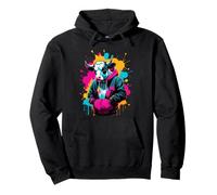 Vaca Streetwear Graffiti | Animal Hip Hop Sudadera con Capucha