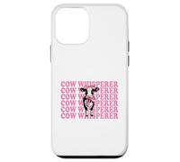 Vaca Susurrador Divertido Granjero Lácteo Vaca Granja Lácteos Chica Mamá Carcasa para iPhone 12 Mini