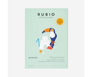Vacaciones 1º Primaria | RUBIO | +6 Años | Cuaderno con actividades para verano (Vacaciones RUBIO)