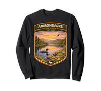 Vacaciones Adirondack New York Adirondacks Gift Lake Sudadera