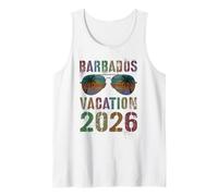Vacaciones Barbados para niños 2026 Vacay Summer Travel Matching Camiseta sin Mangas