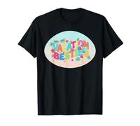 Vacaciones Besties Colorido Beach Cruise Holiday Design Camiseta