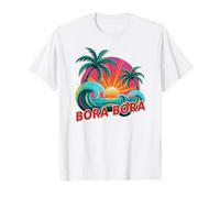 Vacaciones clásicas de Bora Bora BFF, natación, Vacaciones, Vacaciones a Juego para mamá Camiseta