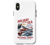 Vacaciones de Navidad - Parque Nacional Acadia Navidad Carcasa para iPhone X/XS