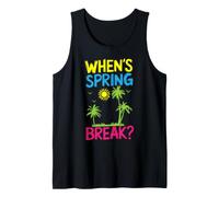 Vacaciones de Primavera 2025 Vacaciones Vacaciones Escapada Escolar Camiseta sin Mangas