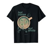 Vacaciones de Tenis Hot Cocoa & Hot Shots Camiseta