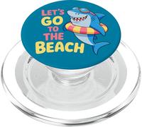 Vacaciones de verano de tiburones divertidos Ocean Life PopSockets PopGrip para MagSafe
